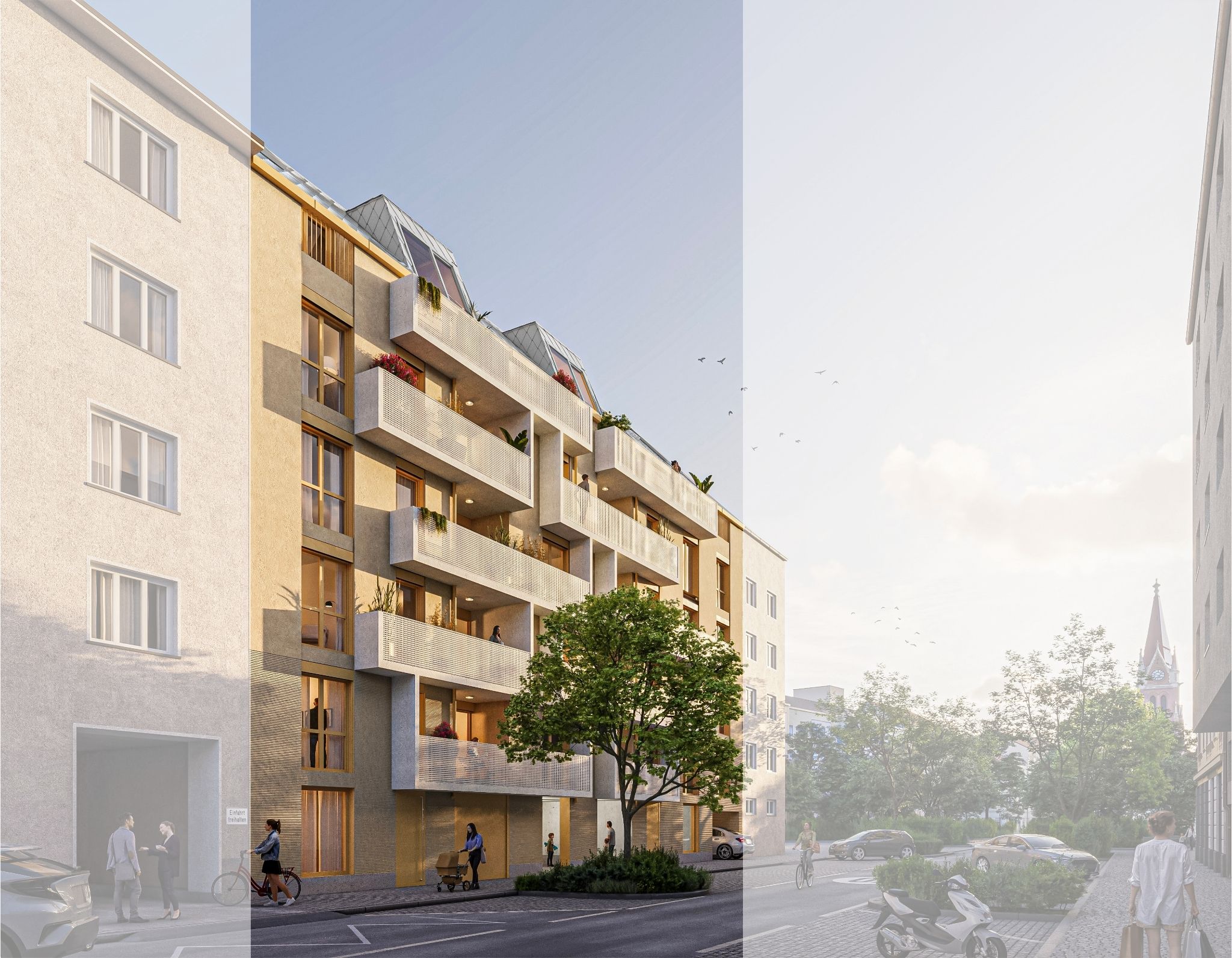 Straßenansicht Projekt Breitenseerstraße