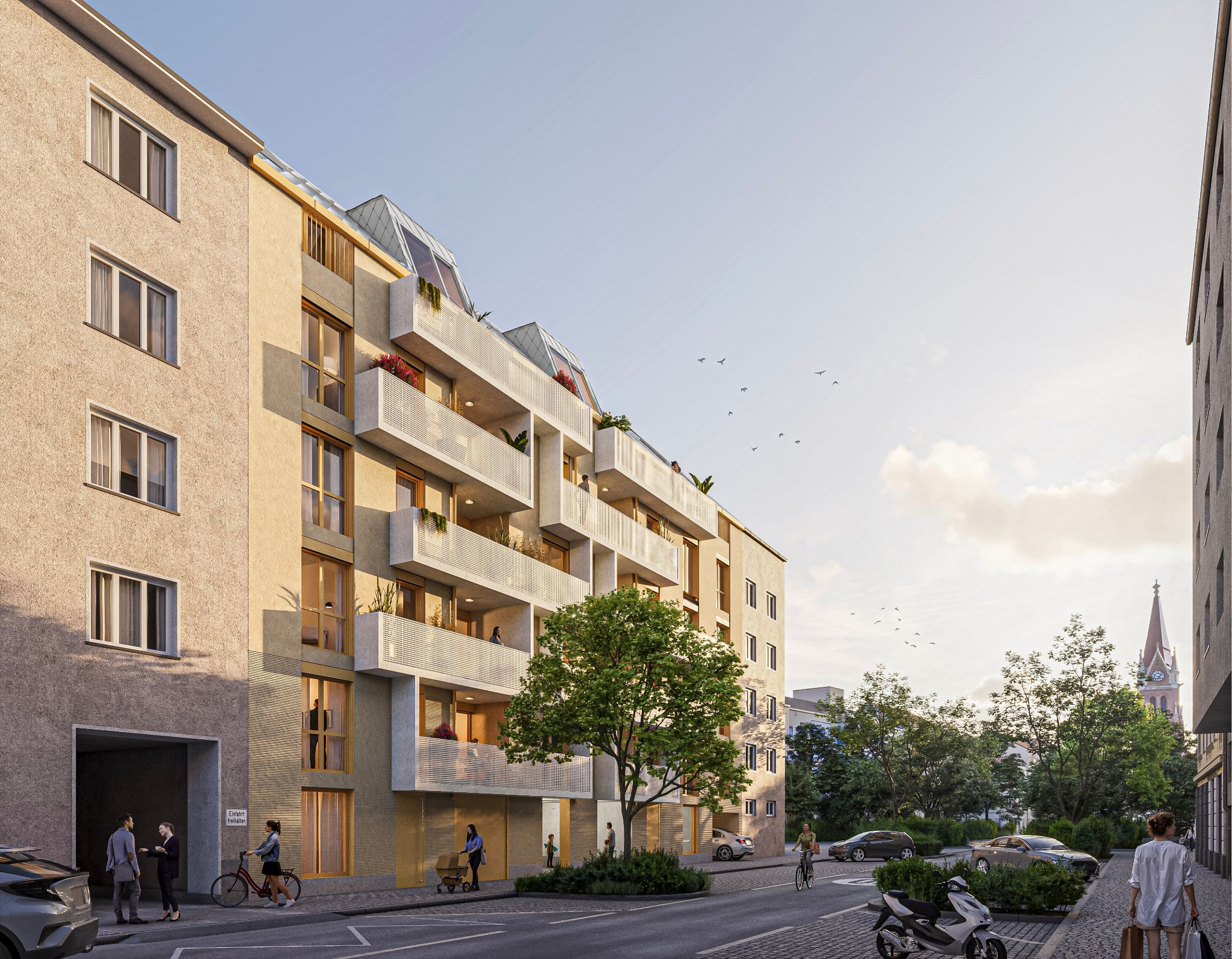 Straßenansicht Projekt Breitenseerstraße