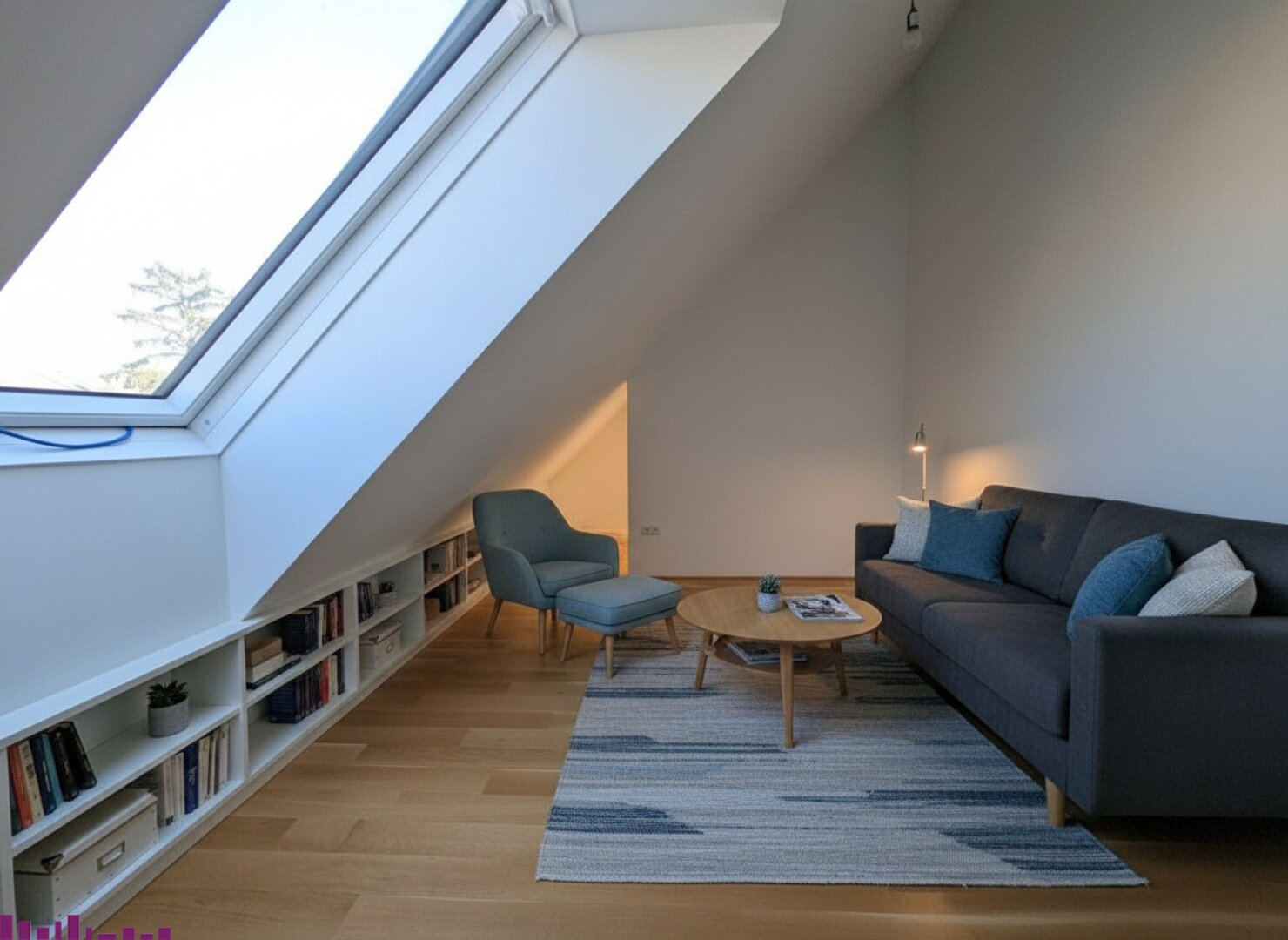 Zimmer möbliert